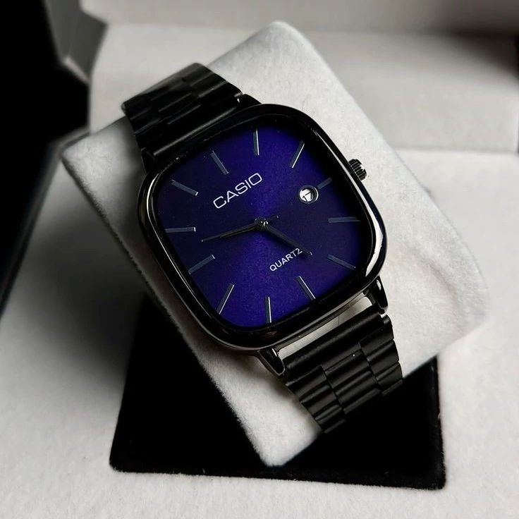 ساعت مچی مردانه کاسیو اولدمانی casio oldmoney  موتور ژاپن با جعبه و ارسال فوری